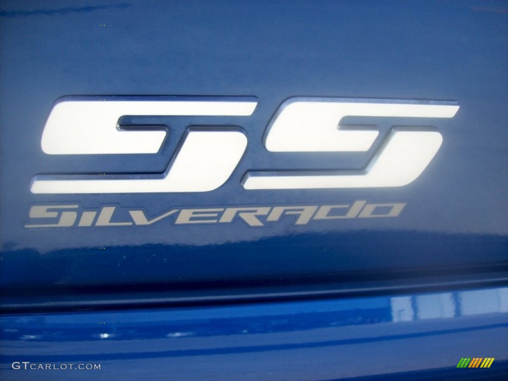 2003 Silverado 1500 SS Extended Cab AWD - Arrival Blue Metallic / Dark Charcoal photo #7
