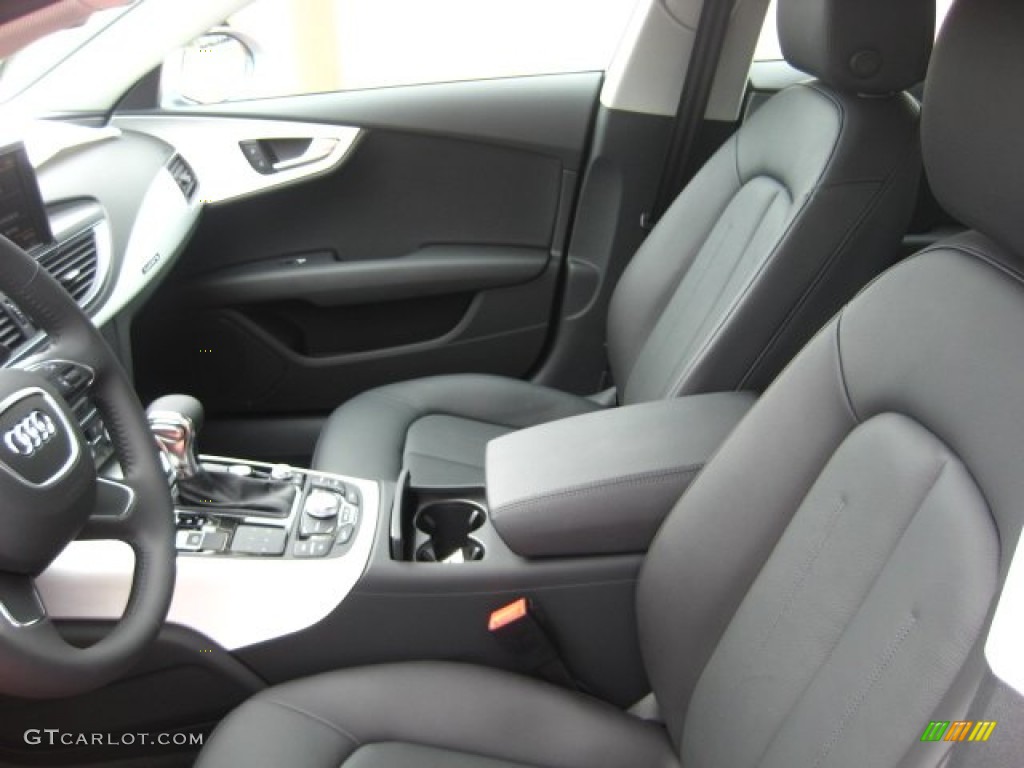 Black Interior 2012 Audi A7 3.0T quattro Premium Photo #51817805