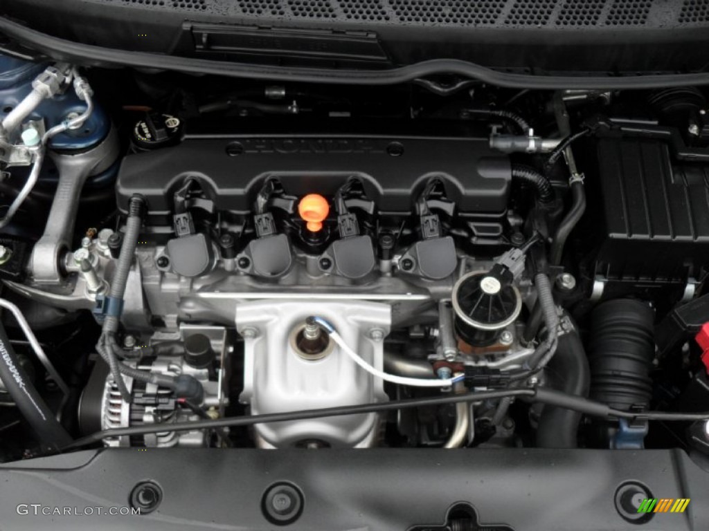 2008 Civic LX Coupe - Atomic Blue Metallic / Gray photo #23