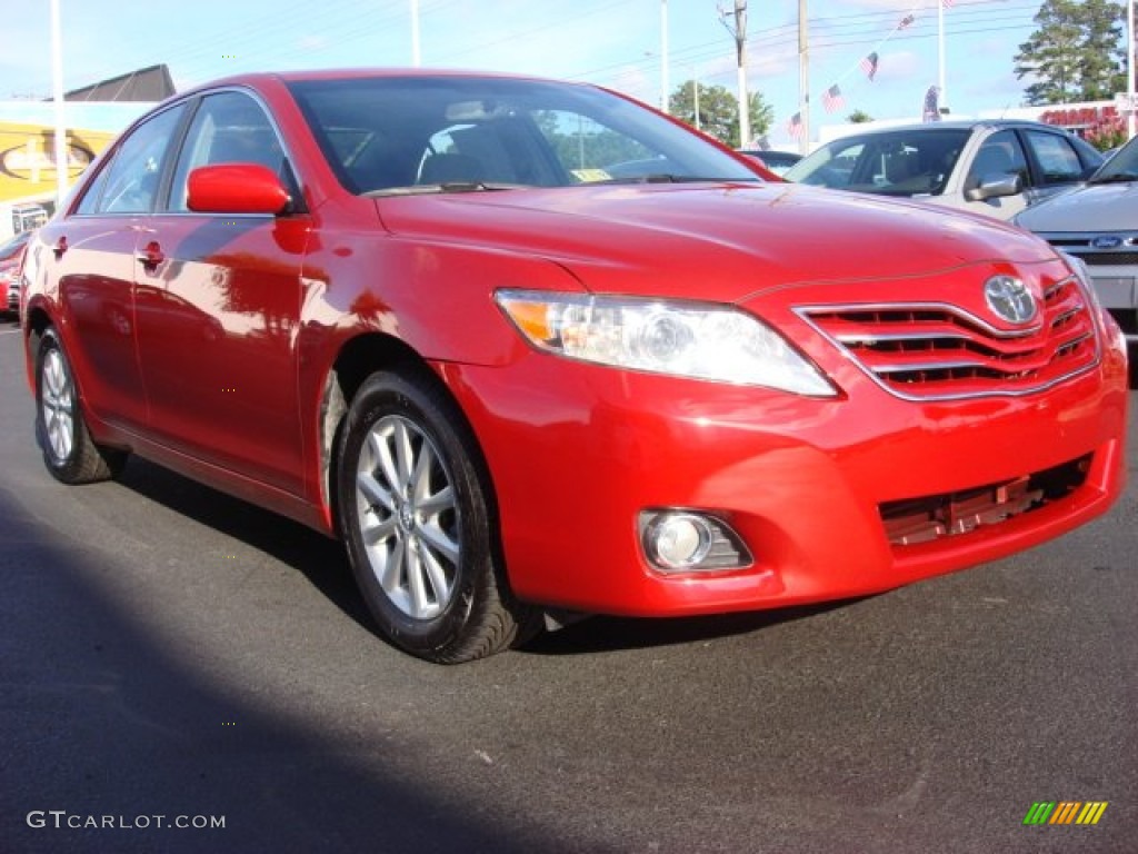 2010 Camry XLE - Barcelona Red Metallic / Ash Gray photo #1