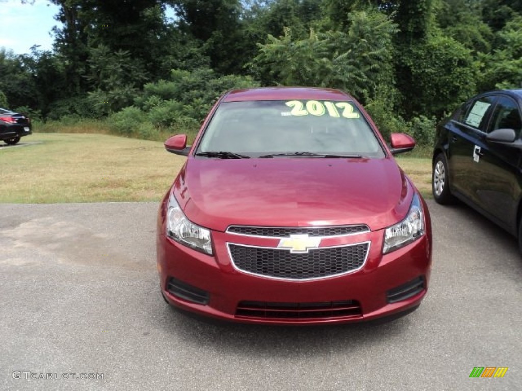 Crystal Red Metallic 2012 Chevrolet Cruze LT Exterior Photo #51819587