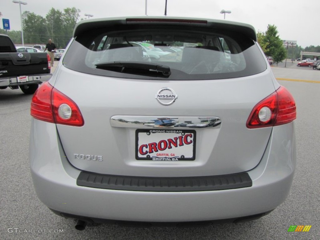 2011 Rogue S - Silver Ice Metallic / Black photo #4