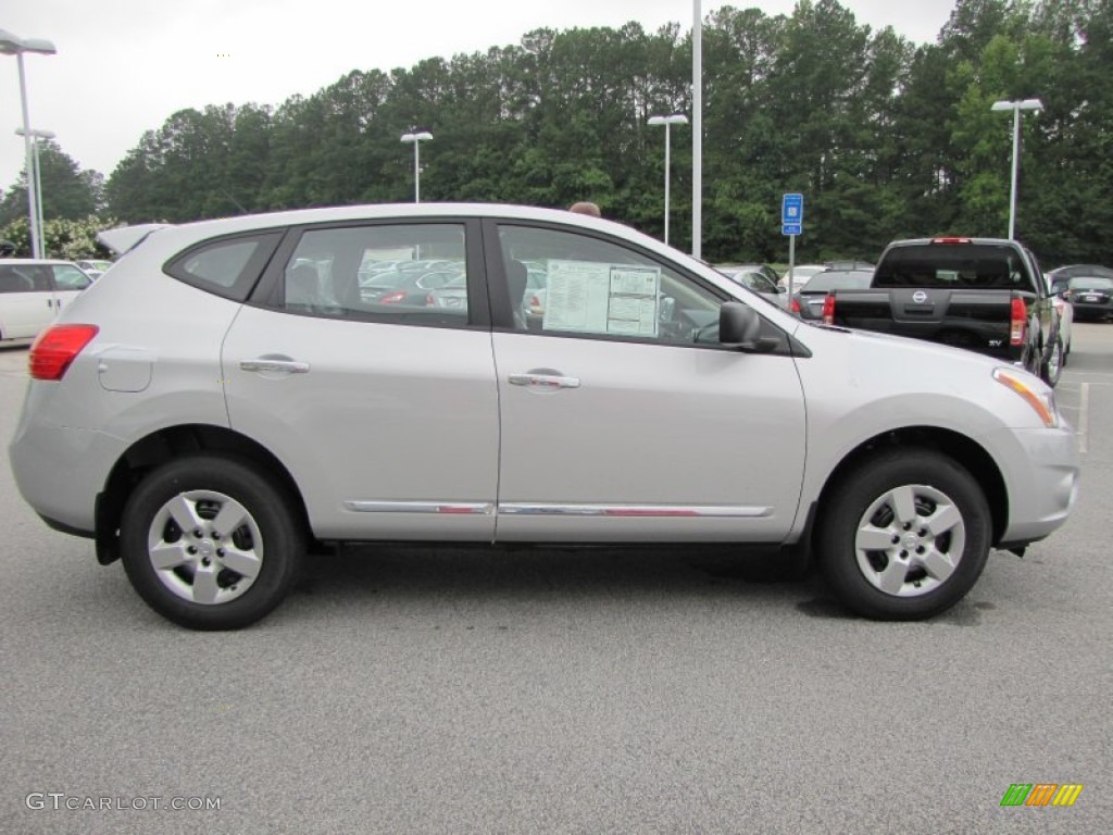 2011 Rogue S - Silver Ice Metallic / Black photo #6