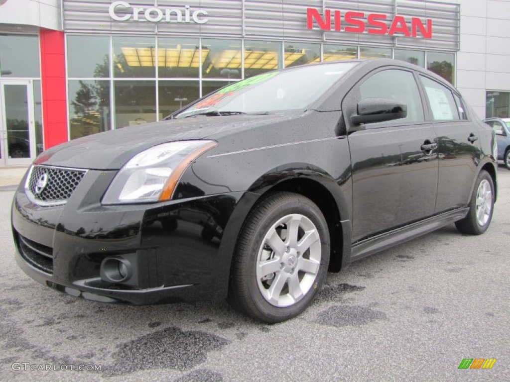 2011 Sentra 2.0 SR - Super Black / Charcoal photo #1