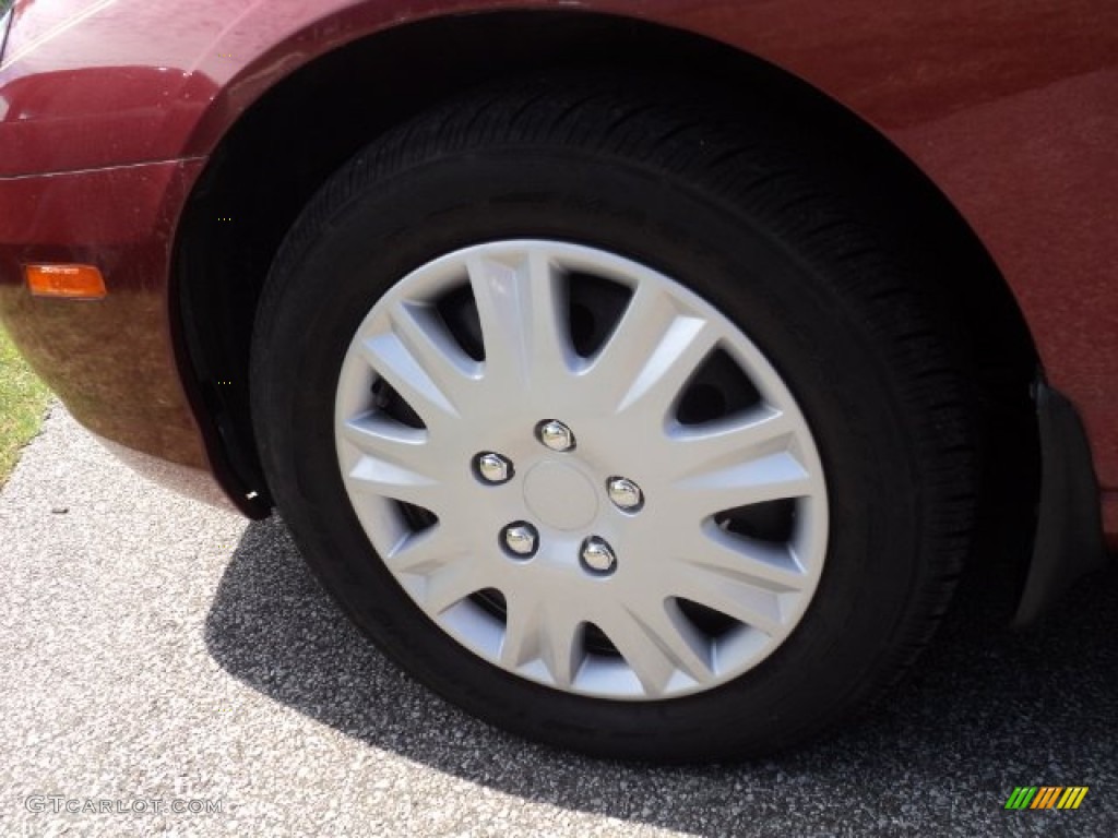 2002 Elantra GLS Sedan - Chianti Red / Gray photo #5