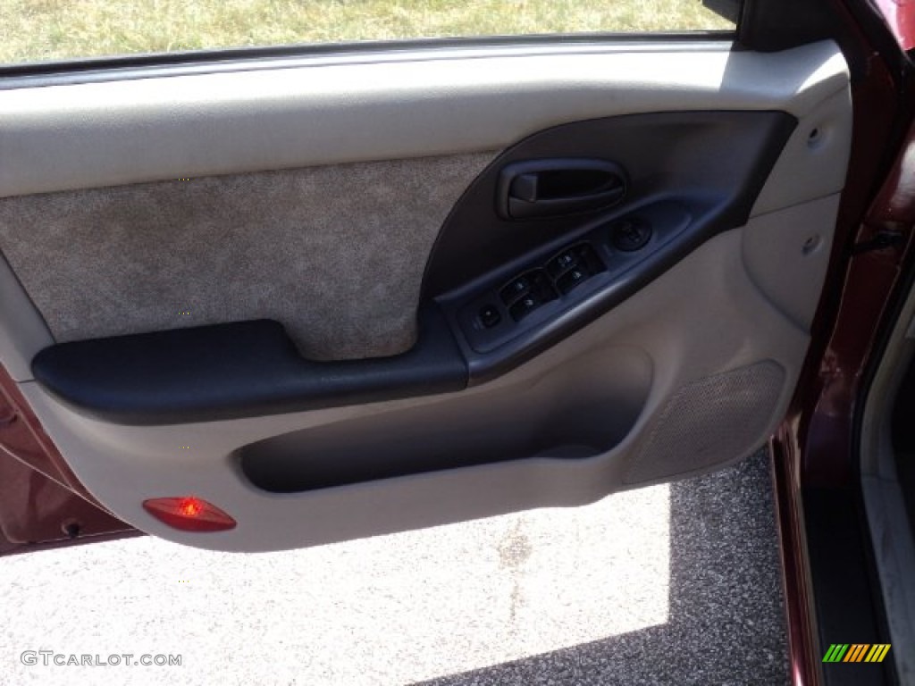 2002 Elantra GLS Sedan - Chianti Red / Gray photo #6