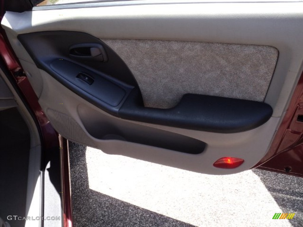 2002 Elantra GLS Sedan - Chianti Red / Gray photo #16