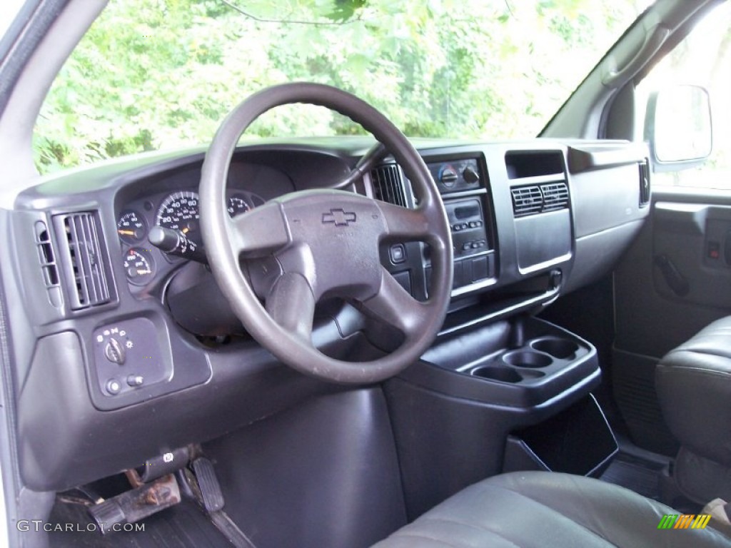 2004 Chevrolet Express 2500 Commercial Van Medium Dark Pewter Dashboard Photo #51821384