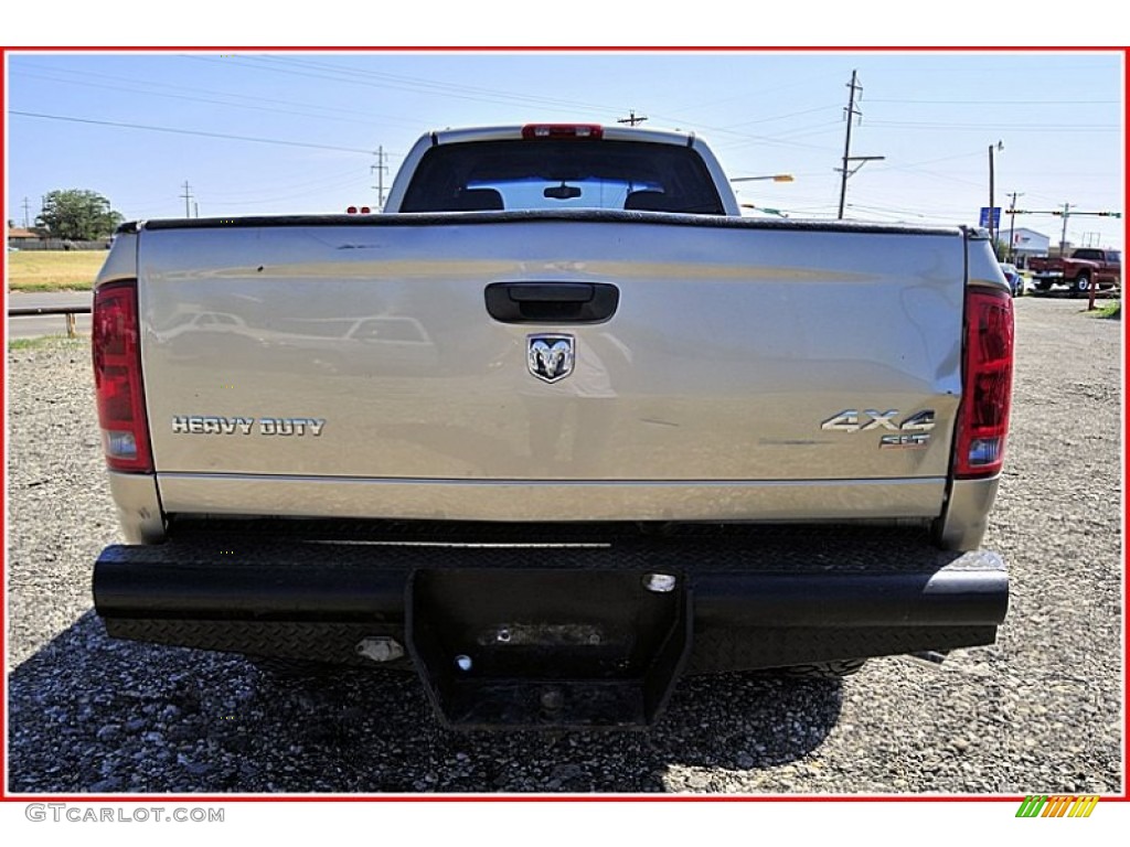 2004 Ram 3500 SLT Quad Cab 4x4 - Light Almond Pearl Metallic / Taupe photo #6