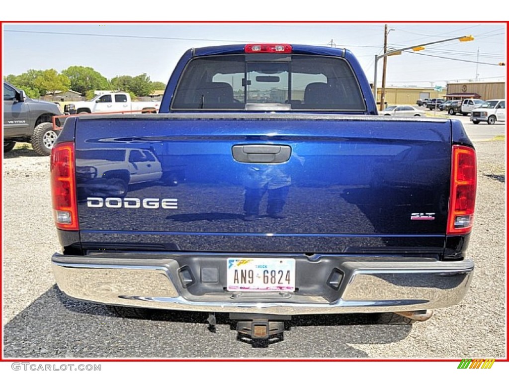 2004 Ram 1500 SLT Quad Cab - Patriot Blue Pearl / Dark Slate Gray photo #4