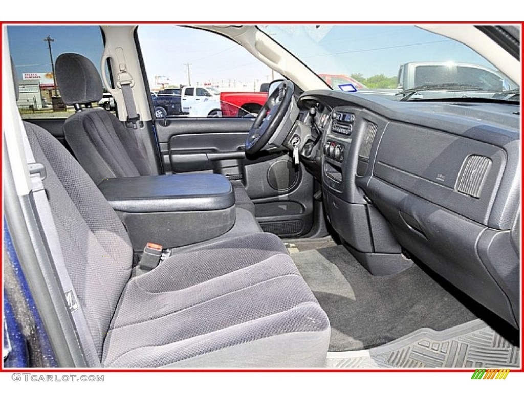 2004 Ram 1500 SLT Quad Cab - Patriot Blue Pearl / Dark Slate Gray photo #20