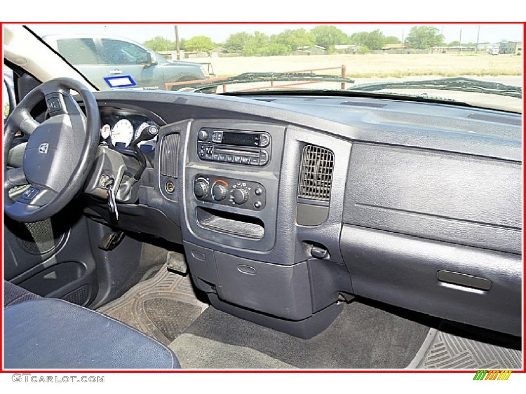 2004 Ram 1500 SLT Quad Cab - Patriot Blue Pearl / Dark Slate Gray photo #21