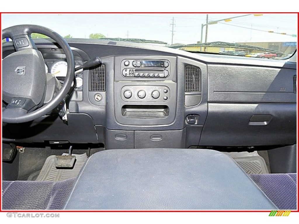 2004 Ram 1500 SLT Quad Cab - Patriot Blue Pearl / Dark Slate Gray photo #27