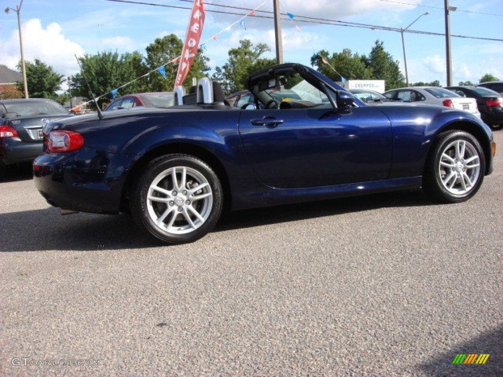 2009 MX-5 Miata Sport Roadster - Stormy Blue Mica / Black photo #5