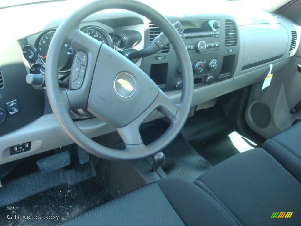 2011 Chevrolet Silverado 3500HD Regular Cab 4x4 Dually Dark Titanium Dashboard Photo #51825583