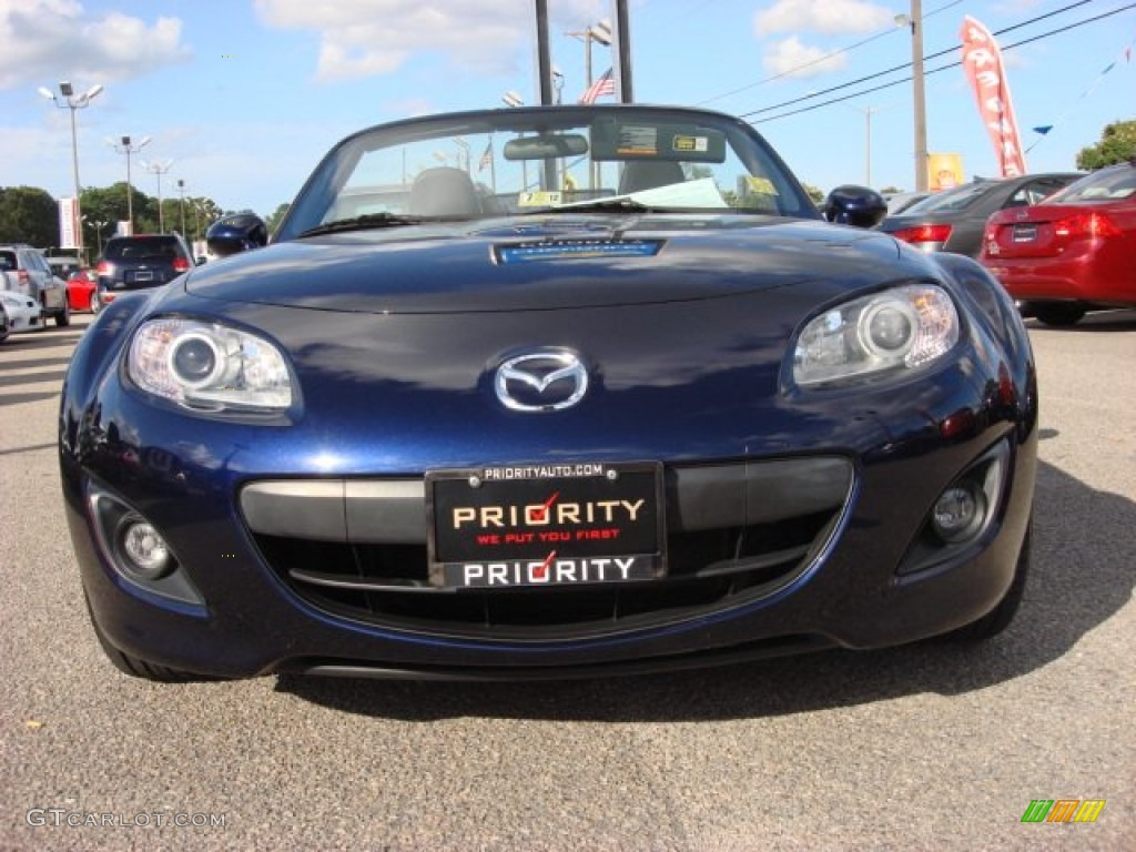 2009 MX-5 Miata Sport Roadster - Stormy Blue Mica / Black photo #8