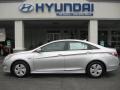 2011 Silver Frost Metallic Hyundai Sonata Hybrid  photo #1