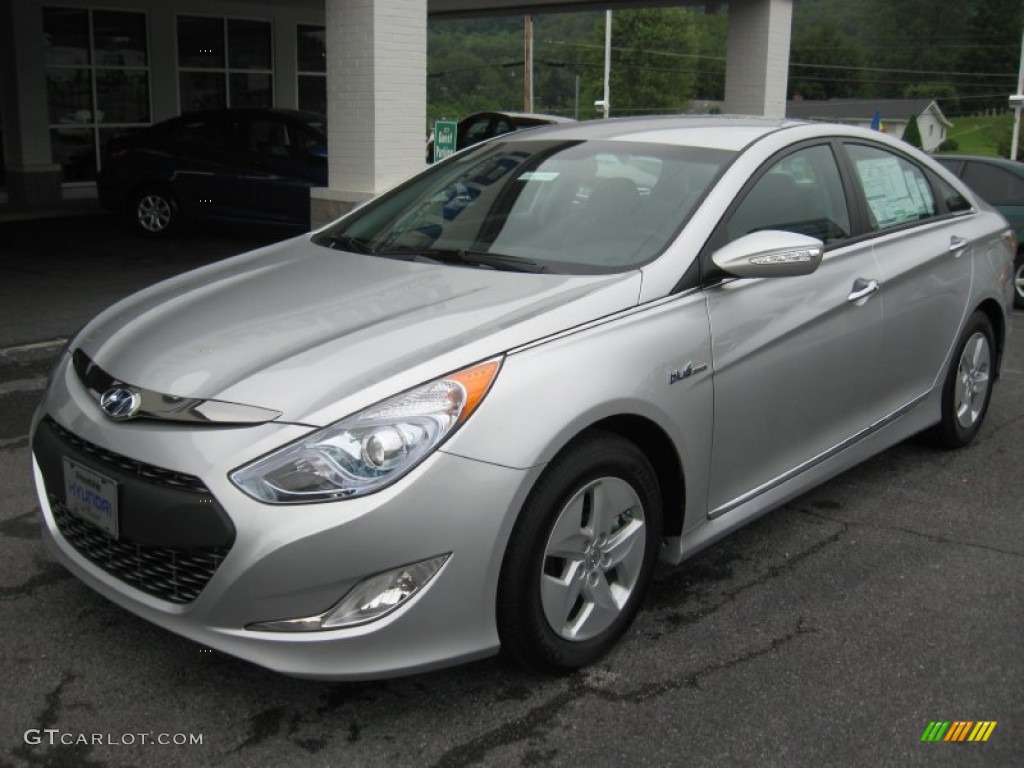 Silver Frost Metallic 2011 Hyundai Sonata Hybrid Exterior Photo #51825880