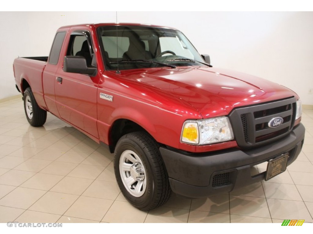 Redfire Metallic 2007 Ford Ranger XLT SuperCab Exterior Photo #51825889