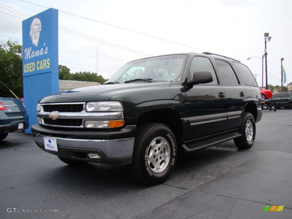 2004 Tahoe  - Dark Green Metallic / Gray/Dark Charcoal photo #3