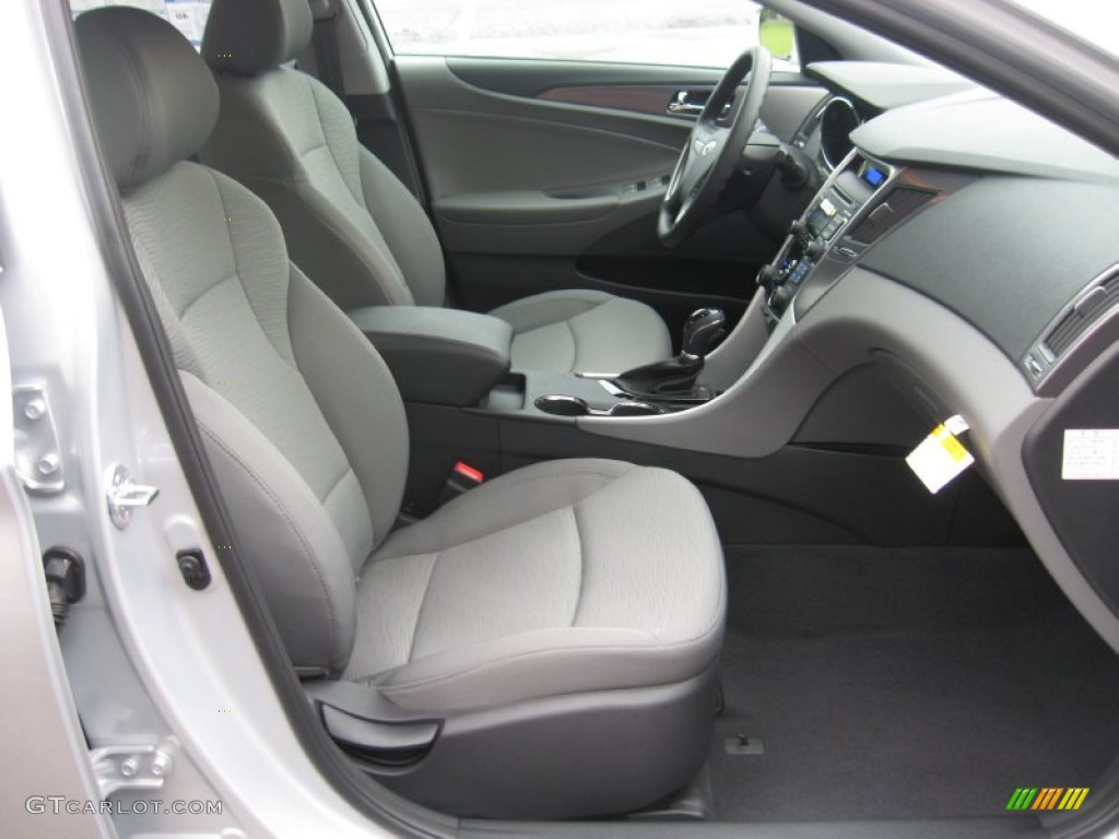 Gray Interior 2011 Hyundai Sonata Hybrid Photo #51826141