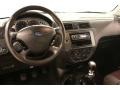 Charcoal/Red 2005 Ford Focus ZX4 ST Sedan Dashboard