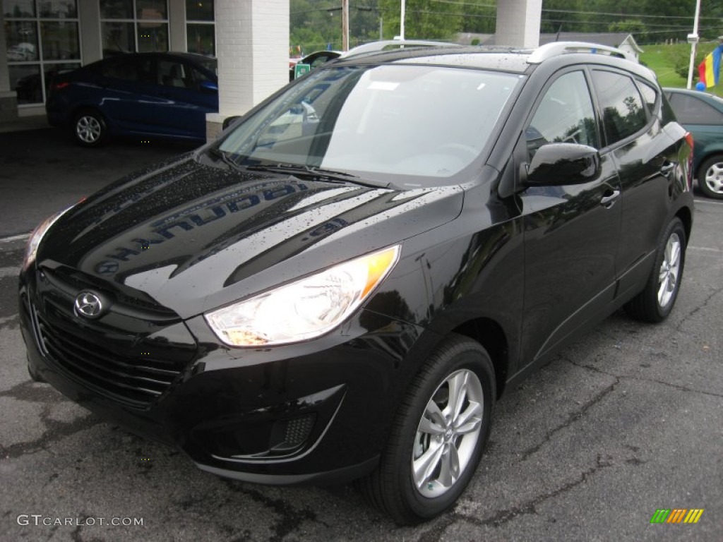 Ash Black 2011 Hyundai Tucson GLS AWD Exterior Photo #51827566