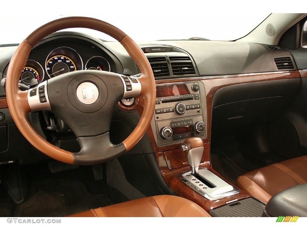 2009 Saturn Aura XR V6 Morocco Brown Dashboard Photo #51827785