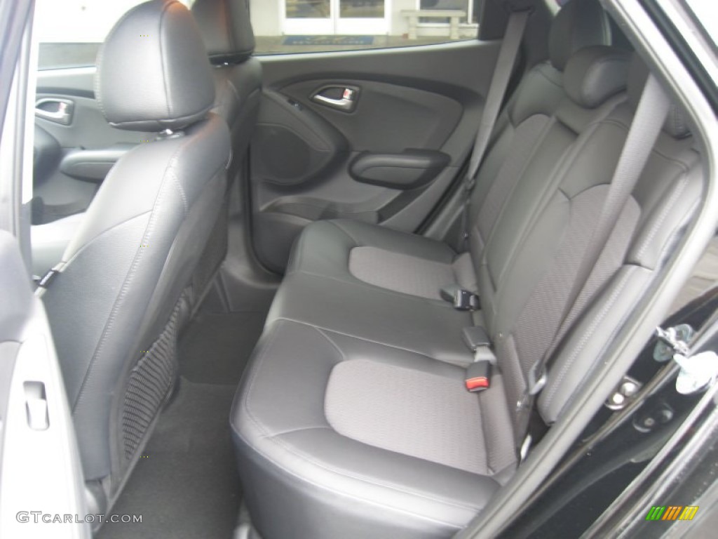 Black Interior 2011 Hyundai Tucson GLS AWD Photo #51827791