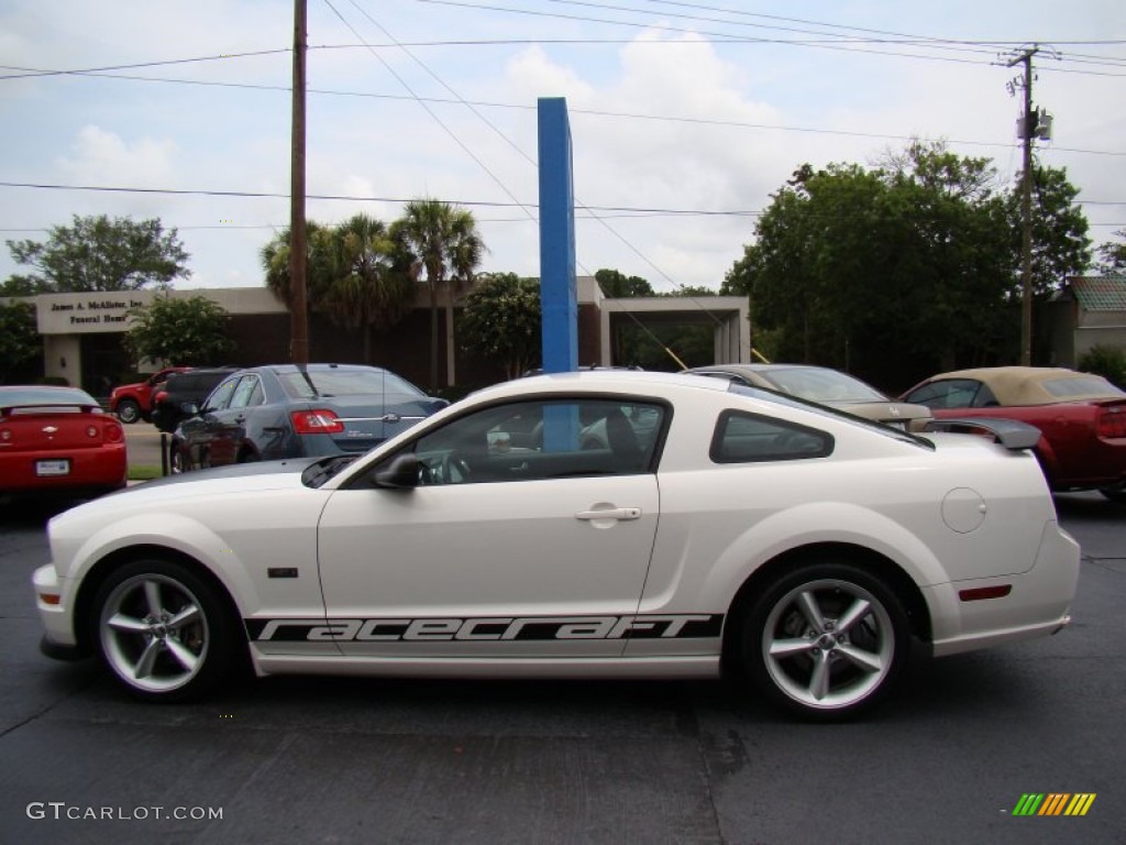 Performance White 2008 Ford Mustang Racecraft 420S Supercharged Coupe Exterior Photo #51827869