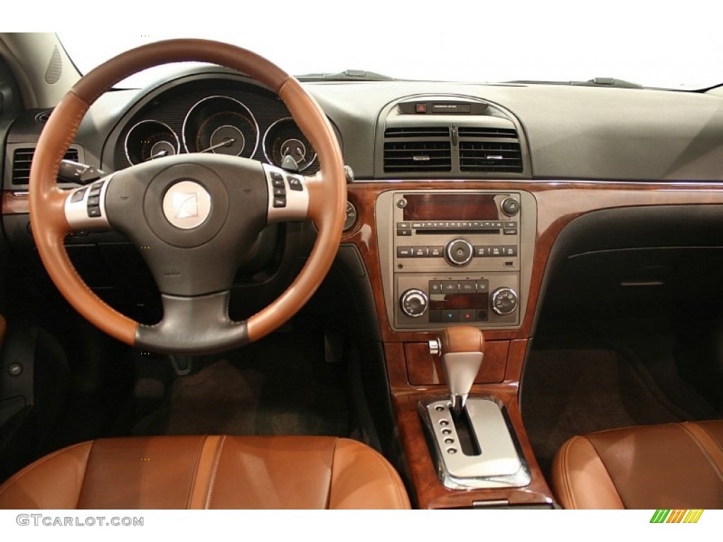 2009 Saturn Aura XR V6 Morocco Brown Dashboard Photo #51827950