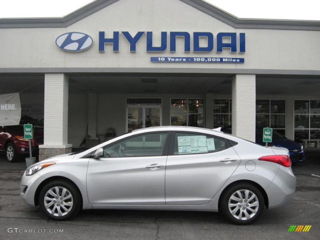 Silver 2012 Hyundai Elantra GLS Exterior Photo #51828397