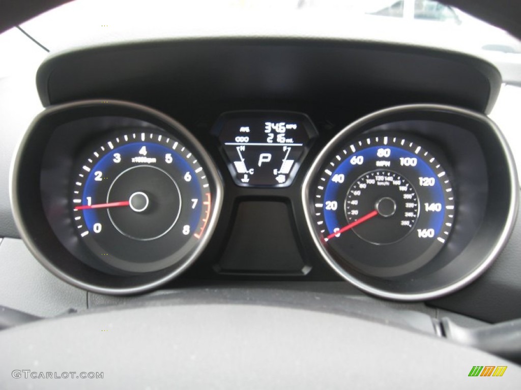 2012 Elantra GLS - Silver / Gray photo #28
