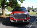 2006 Red Clearcoat Ford F250 Super Duty XLT FX4 Crew Cab 4x4  photo #6