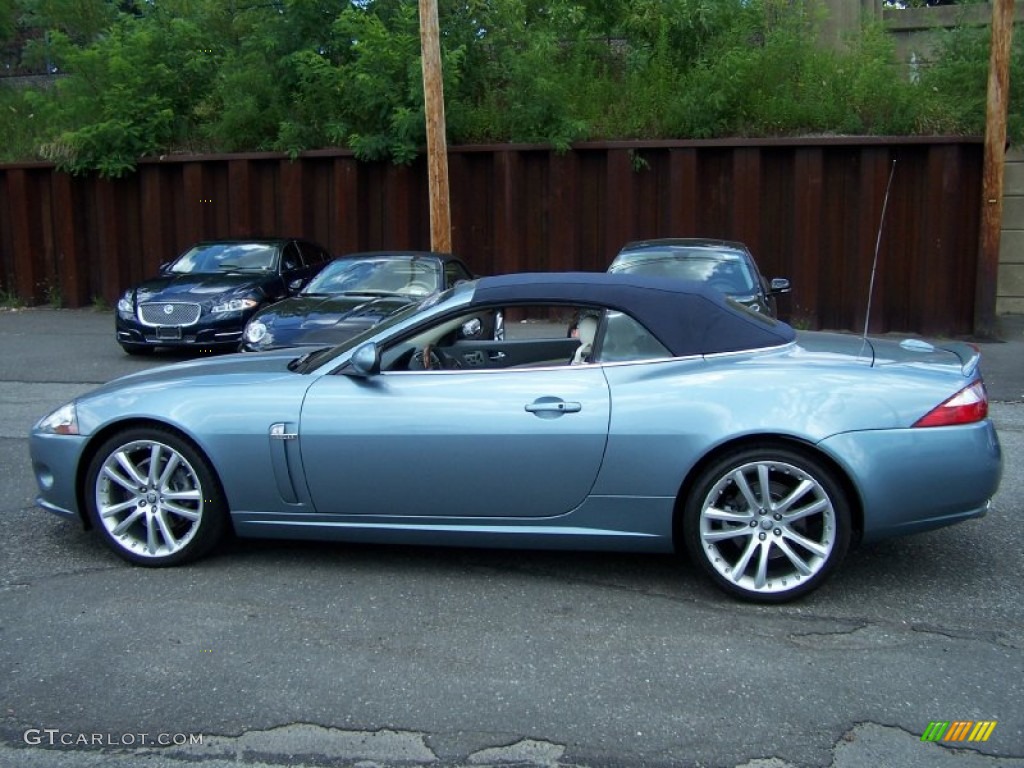 Zircon Metallic 2007 Jaguar XK XK8 Convertible Exterior Photo #51829204