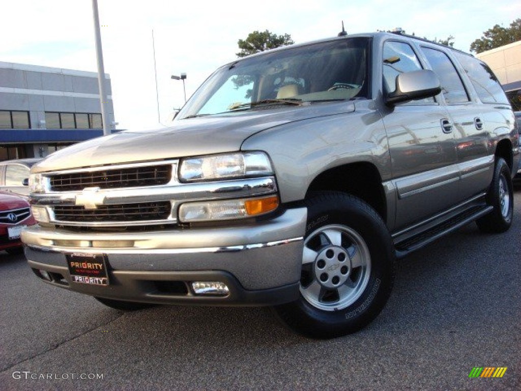 2003 Suburban 1500 LT - Sandalwood Metallic / Tan/Neutral photo #1