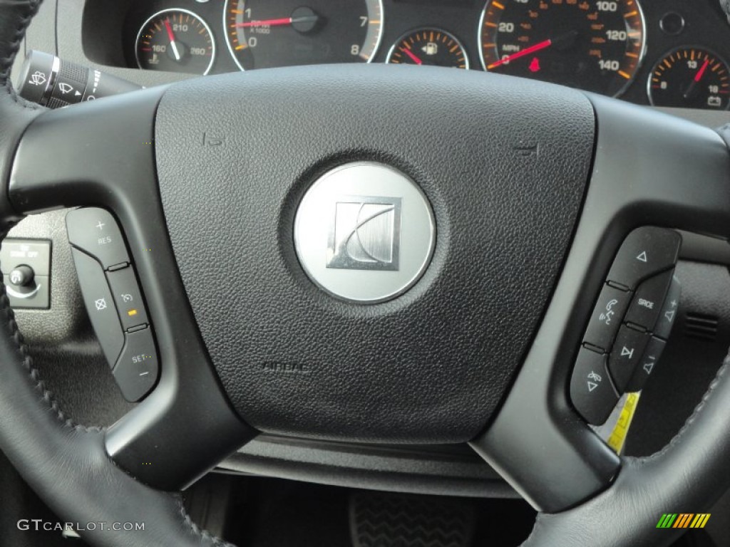 2010 Saturn Outlook XE Gray Steering Wheel Photo #51829840