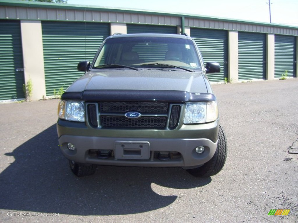 2001 Explorer Sport 4x4 - Spruce Green Metallic / Medium Prairie Tan photo #2