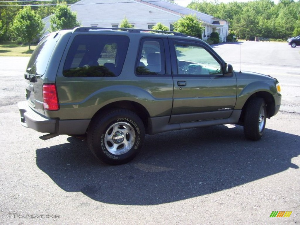 2001 Explorer Sport 4x4 - Spruce Green Metallic / Medium Prairie Tan photo #4