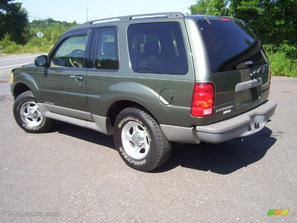 2001 Explorer Sport 4x4 - Spruce Green Metallic / Medium Prairie Tan photo #5