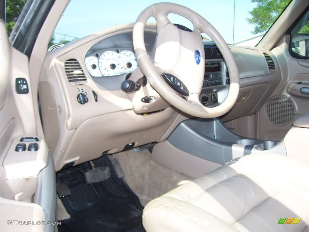 2001 Explorer Sport 4x4 - Spruce Green Metallic / Medium Prairie Tan photo #8