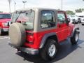 2004 Flame Red Jeep Wrangler Sport 4x4  photo #6