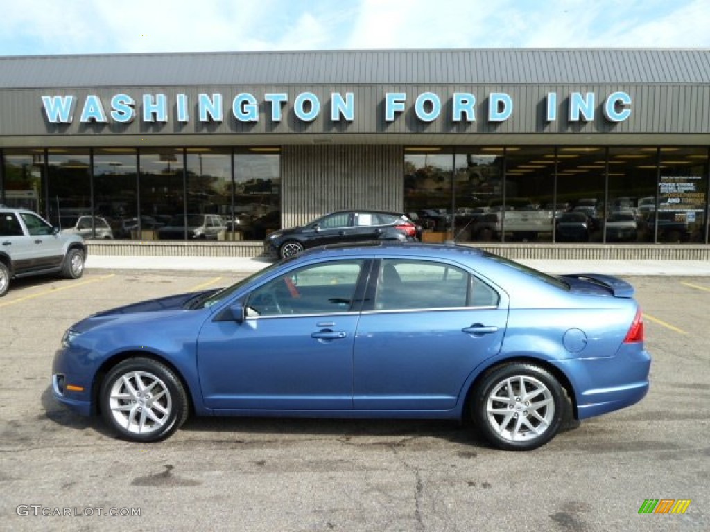 2010 Fusion SEL - Sport Blue Metallic / Charcoal Black photo #1