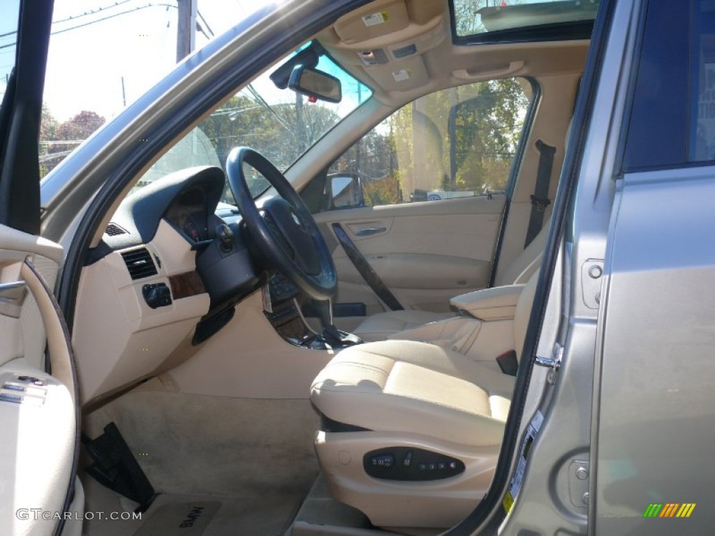 2009 X3 xDrive30i - Platinum Bronze Metallic / Sand Beige photo #7