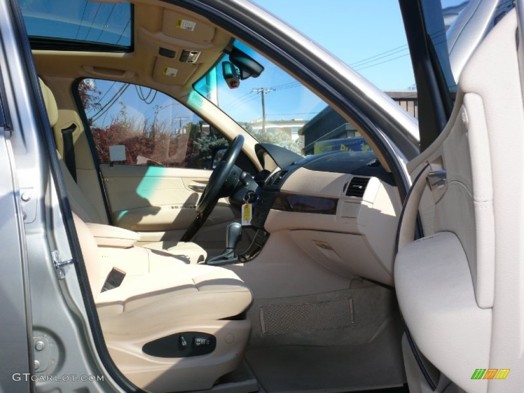 2009 X3 xDrive30i - Platinum Bronze Metallic / Sand Beige photo #8