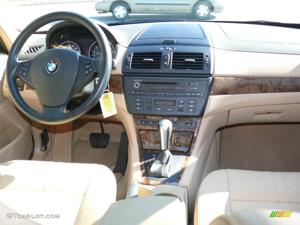 2009 X3 xDrive30i - Platinum Bronze Metallic / Sand Beige photo #9