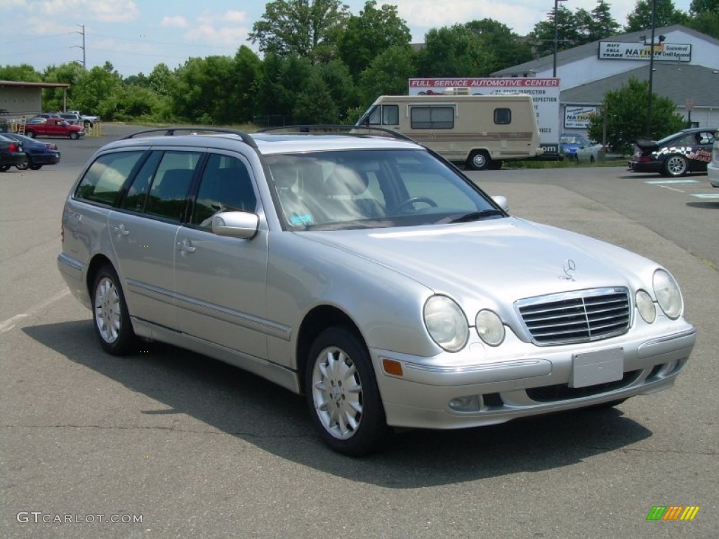 Brilliant Silver Metallic 2002 Mercedes-Benz E 320 4Matic Wagon Exterior Photo #51831652