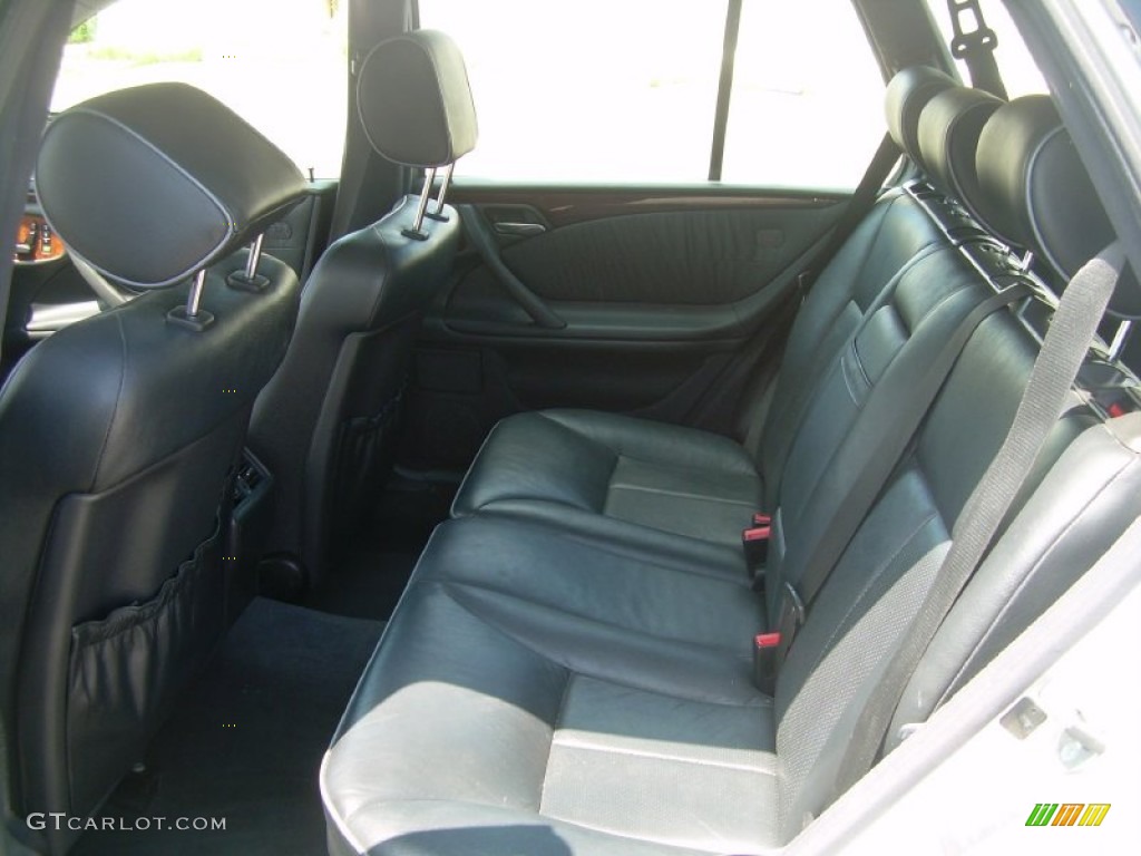 Charcoal Interior 2002 Mercedes-Benz E 320 4Matic Wagon Photo #51831787