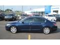 2009 Royal Blue Pearl Honda Accord EX-L V6 Sedan  photo #2