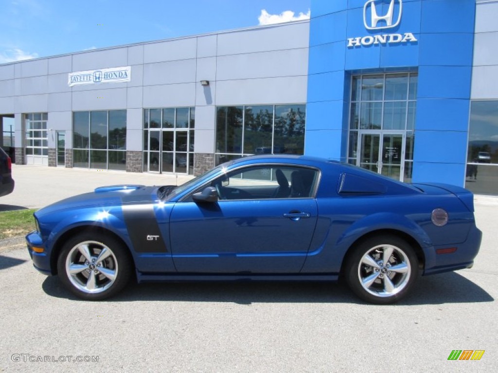 Vista Blue Metallic 2008 Ford Mustang GT Premium Coupe Exterior Photo #51832168
